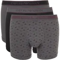 Emporio Armani Boksershorts grå / bær / sort-meleret