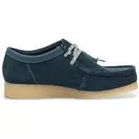 Clarks Herre Premium Evo Wallabee Sko Navy