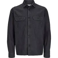Jack & Jones Skjorte 'JJETravis' black denim