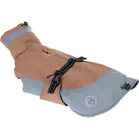 Nomad Tales Bloom hundefrakke Warm Taupe - ca. 55 cm ryglængde