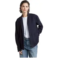 G-Star G-Startil kvinder. D25210-D714-3873 Boyfriend 3D-jakke navy (S), Casual, Viscose, Lange ærmer, Blå
