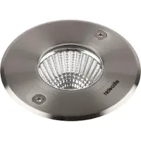 SOLAR PLUS Nedgravningsspot med multichip-teknologi og 40° reflektor, 500lm, armaturet er IP67 og monteret med gummikabel på 2m.