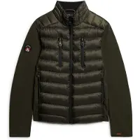 Superdry Superdrytil mænd. M5012043A Storm Softshell Hybrid Jacket grøn (S), Casual, Genanvendt polister, Bæredygtig