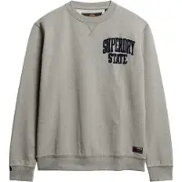 Superdry Sweatshirt marin / grå-meleret
