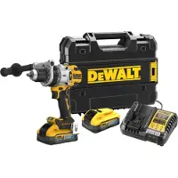 DeWalt DCD1007H2T-QW, Pistolgreb boremaskine, Børstefri, Sort, Gul, 1,3 cm, 2250 rpm, 6,6 cm