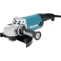Makita GA9090N1 Kampinis šlifuoklis, 2200 W, 230 mm, 5,3kg, antivibracinė šoninė rankena