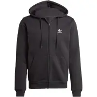 Adidas Originals Sweatjakke 'Trefoil Essentials' sort / hvid