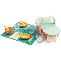 Djeco Trælegetøj - Picnic - - OneSize - Legemad