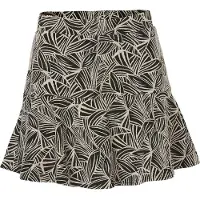 KOROSHI Nederdel beige / sort
