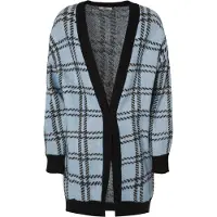 Influencer Cardigan blå / gul