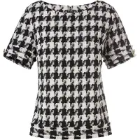 HEINE Bluse sort / hvid