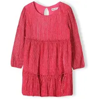 MINOTI Kjole navy / magenta / hvid