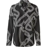 HEINE Bluse sort / hvid