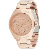 GUESS Dameur GW0760L3 Zoe Rosa guldfarvet/Rosaguldtonet stål Ø38 mm