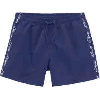 s.Oliver Badeshorts 'Noah' navy / hvid
