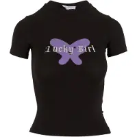 FELICIOUS Shirts lavendel / sort