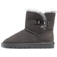 Gooce Snowboots 'Polly' stone / mørkegrå