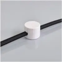 SOLAR PLUS Ledningsholder for loft og væg, Hvid - (10 stk.)