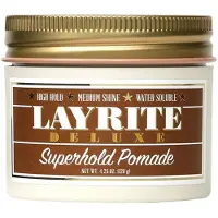 Layrite Superhold Pomade 120g Strong Hold Water Soluble Medium Shine