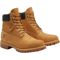 Timberland - Støvler - Premium 6" Lace Up Waterproof Boot Wheat til Unisex - Størrelse 12 US - Brun