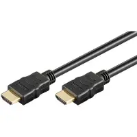 Goobay HDMI 2.0 Kabel med Ethernet - 5m - Sort