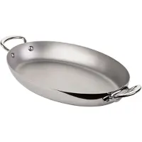 Mauviel Pande med 2 håndtag oval Cook Style 30 cm Stål