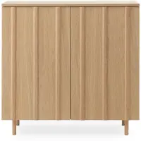 Normann Copenhagen Rib skab 96x98,5 cm Oak