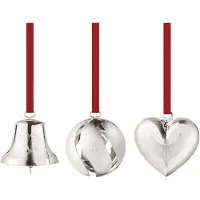 Georg Jensen 2024 gavesæt 3 dele Palladiumbelagt