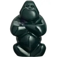 Kosta Boda Gabba Gabba Hey skulptur 305 mm Mørkegrøn