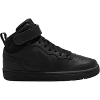 Nike Court Borough Mid 2-sko til større børn - sort