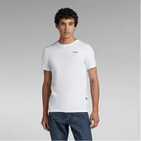 G-Star Slim Base T-Shirt - White - Men