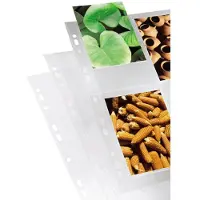 Hama Photo sleeves for ring-binder albums A4, Clear, 10 x 15 cm, Transparent, 345 mm, 250 mm, 6 mm, 227 g
