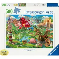 Ravensburger 2D-puslespil: Forlystelsespark 500 brikker