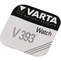 Varta -V393, Engangsbatteri, Sølvoxid (S), 1,55 V, 1 stk, Hg (kviksølv), Sølv