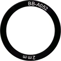 Elvedes Alloy Kranksæt Spacer 6 Enheder