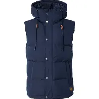Superdry Superdrytil mænd. M5011708A Everest Puffer Vest navy (S), Casual, Polyester, Blå