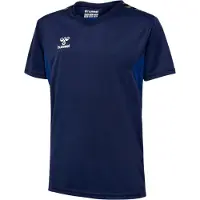 Hummel Funktionsskjorte 'Authentic' navy / ultramarinblå / sort / hvid