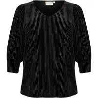KAFFE CURVE Bluse 'KC Cacanna' sort