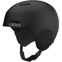 Giro - Skihjelme børn - Crüe - Matte Black til Unisex - Børnetoj Størrelse 48-52 cm - Sort