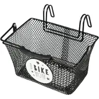 Basil Tivoli, Forende/bagende, Cykelkurv, Plast, Stål, Sort, 5 kg, 260 mm