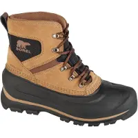 Sorel - Afterski - Buxton Lace Boot WP Delta Black til Unisex - Størrelse 42,5 - Brun