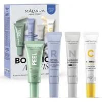 Mádara Botanic Activist 4-Step Mini Renewal Routine Set Ansigtsplejesæt 1 stk.
