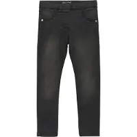Minymo Jeggings - Slim Fit - Grey Black - - 6 år (116) - Leggings