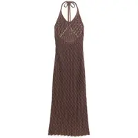 Superdry Crochet Halter ærmeløs Lang Kjole