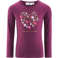 Happy girls Bluser & t-shirts lilla / rødviolet / hvid