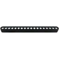 Brilliant Click&Shine Blank Spot LED-skinnespot 17 W LED modul Sort