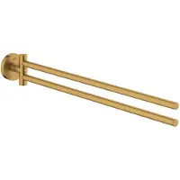 GROHE Essentials dobbelt håndklædeholder, 439 mm, børstet cool sunrise