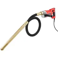 Vevor Håndholdt Betonvibrator, 800W Elektrisk Vibrator 4000 RPM, Elektrisk Betonvibrator Med 4,9ft / 1,5m Skaftstang, Bærbar Blyantcementvibrator Fjerner Luftbobler og Blander Beton
