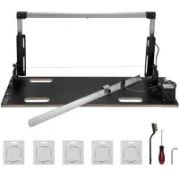 Vevor Desktop Styrofoam-skæremaskine 42 cm maks. skæretykkelse Skumskærer 152 cm maks. skærelængde Varmtrådsskumskærer 0-90° Styrofoam-skærer med seks varmetråde til skæring af skum Perlebomuld