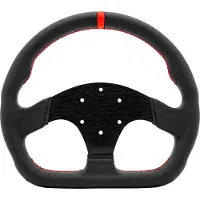 Simagic D-Shaped Wheel without HUB - Leather - 325m - Wheel